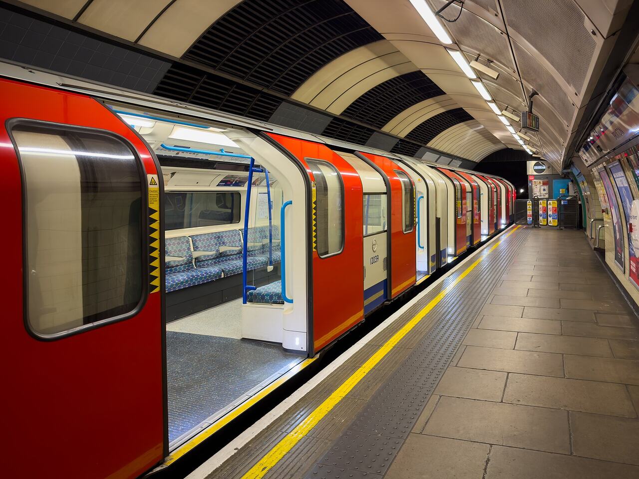 London underground tube station