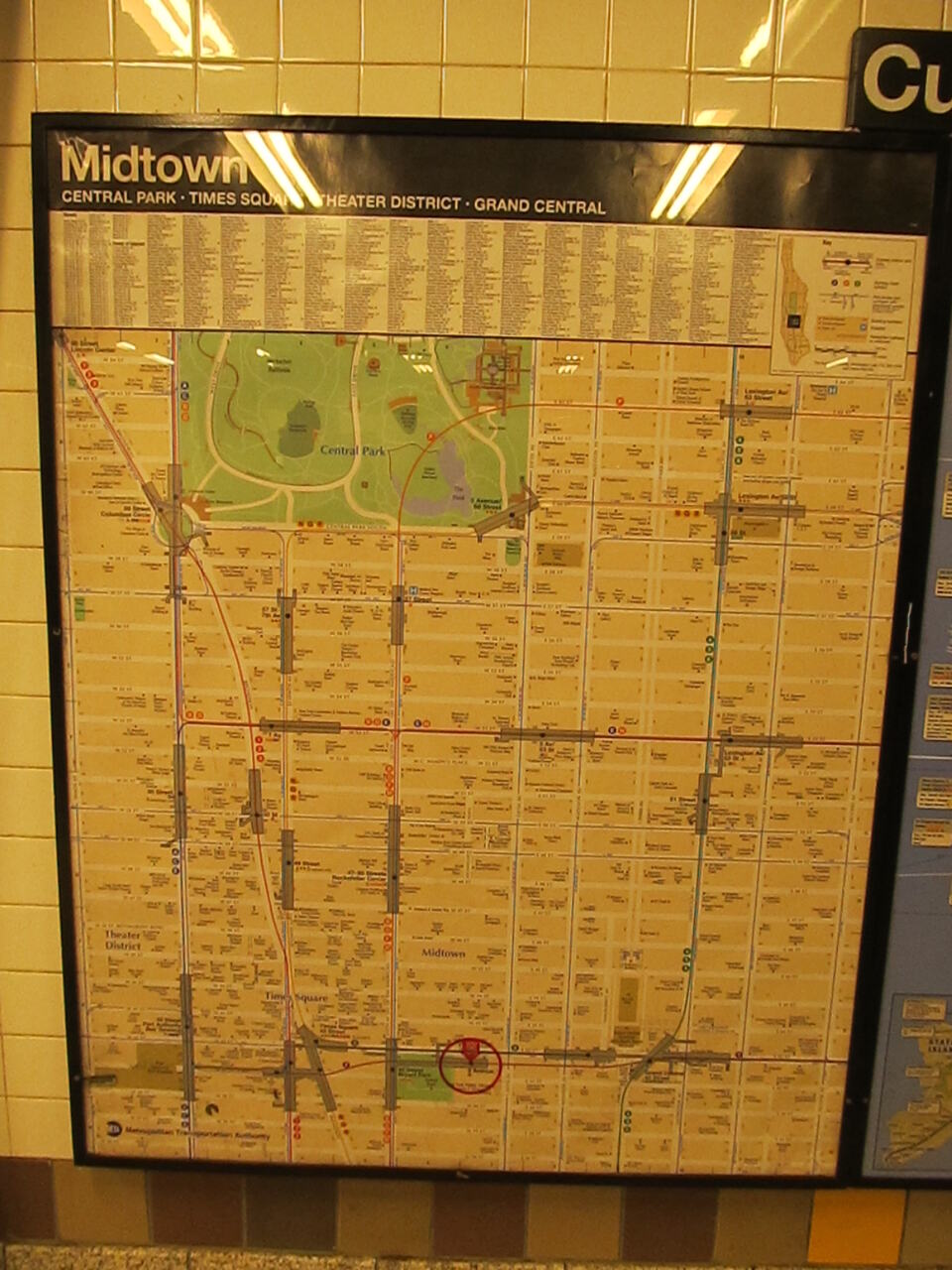 New york subway station platform