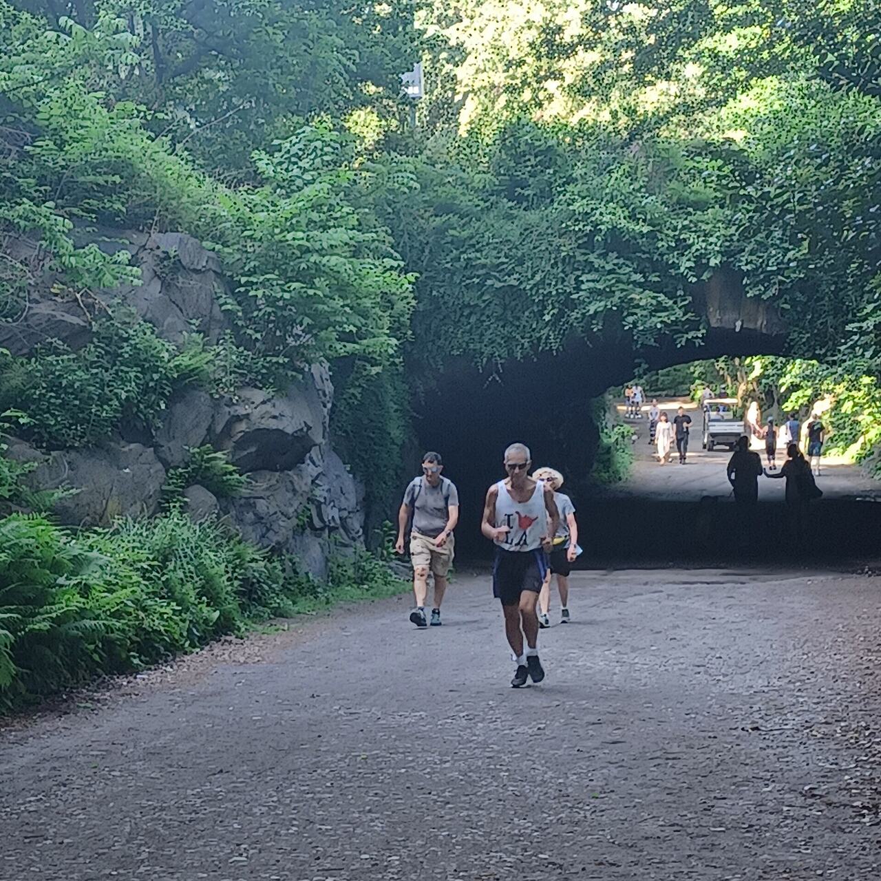 Central park new york people