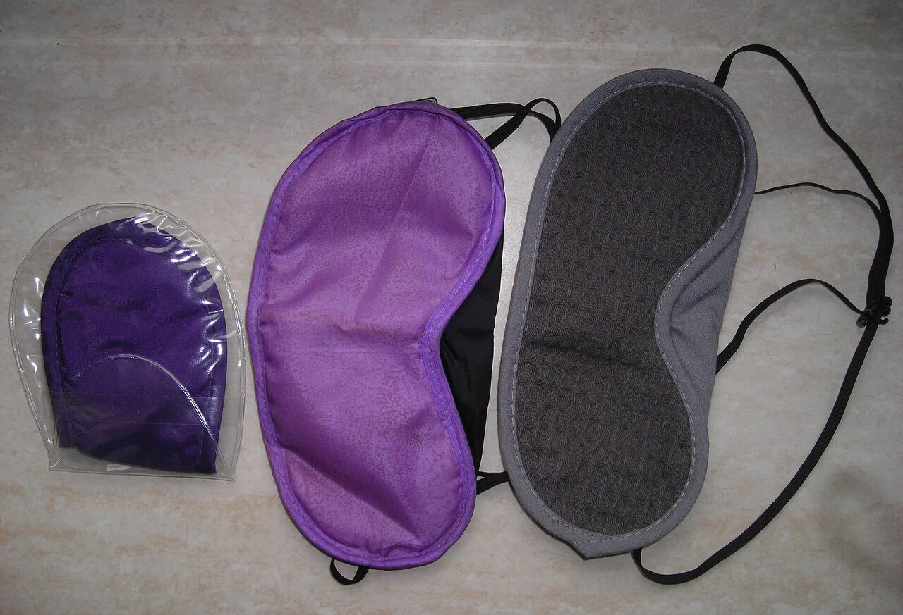 Eye mask sleeping traveler blanket
